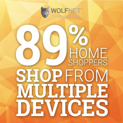 89% of Home shoppers shop from multiple devices