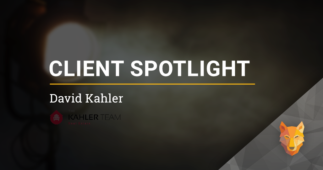 Client Spotlight: David Kahler