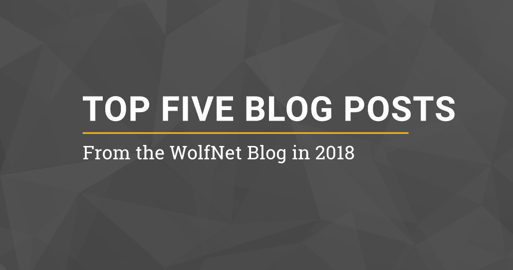 Top Five Blog Posts of 2018
